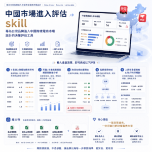 中國市場進入評估skill